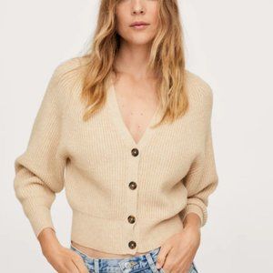 Mango - Button Knit Cardigan